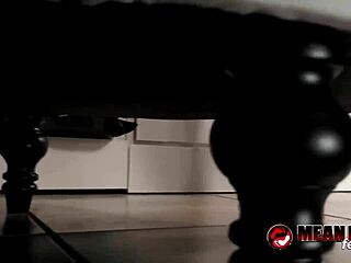 terra mizu takes off her shoes before teasing her big tits body in lingerie