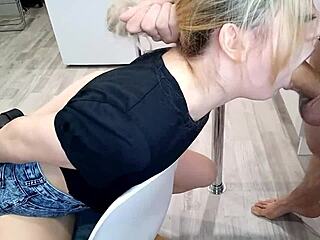 Tie hands and fuck mouth with huge cock