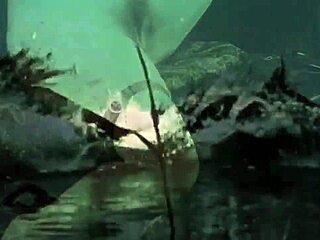 Dark lantern presents retro hairy pussy with natural tits! 😘