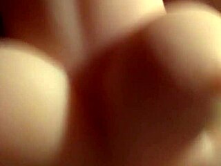 blonde teen gets cum on her big tits 😜