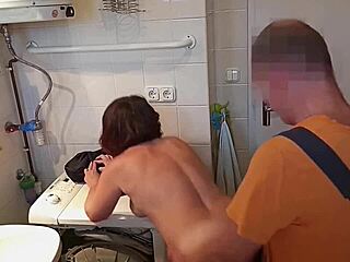 repairman fucks wife while husband sleeps 😏