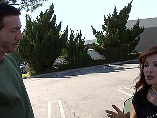 Vanessa fucks in stockings and heels.