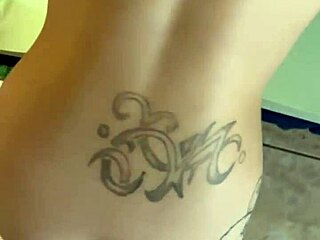 Pretty Hooker Bent Over for Deepthroat and Facial at Trap House