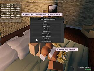 Roblox Slut Sucks and Fucks Massive Cock Hard