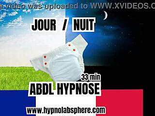 French ABDL hypnosis helps accept wearing diapers in immersive session.