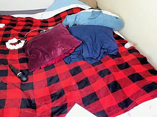 I'm in tights and in a great mood for blowjob with vibrator and dildo on my cute ass and pussy