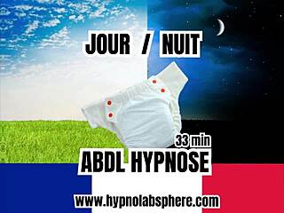 French ABDL hypnosis helps accept wearing diapers in immersive session.