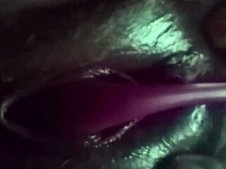 slut with huge tits masturbates solo