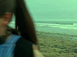 Rough domination on beach!