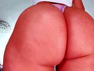 Oiled booty bounces sensually on dildo ride 😘