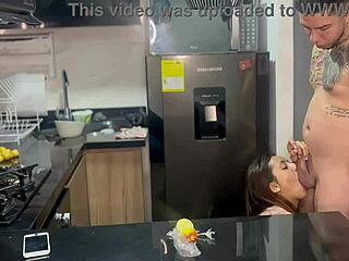 I fuck the maid in the kitchen