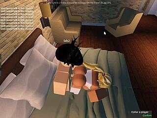 Roblox Slut Sucks and Fucks Massive Cock Hard