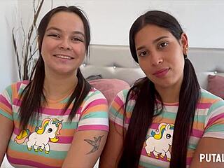 colombian beauties melisa and natalie in putalocura video.