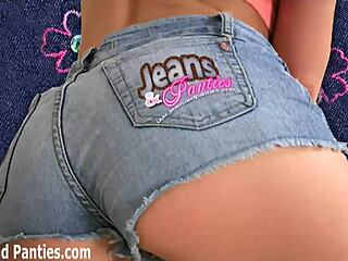 i know you love girls in tight little 18+ jean miniskirts, their asses bouncing as they undress slowly