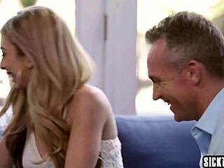 Amazing blonde kat dior gets fucked by a masked guy and she got really surprised