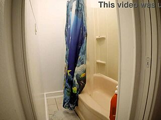 i'm kristi love hottie wet n wild in the shower spyin on pussy blonde big tits ass skinny bathin