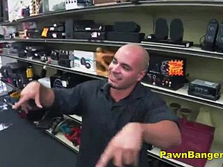 Milf customer eagerly takes cock in hairy pussy for cash reward