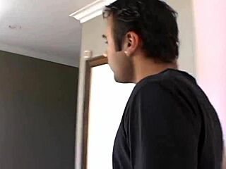 trashy blonde bitch takes rough deepthroat and double penetration in hardcore threesome