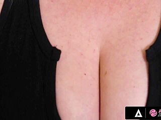 Lauren Phillips busty milf fucks cute teen masseuse in 69 position