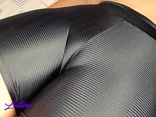 Masked Wife Teases Trainer with Big Ass