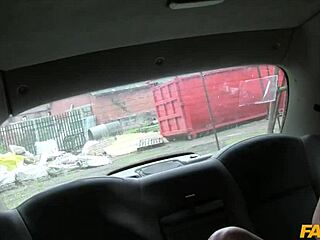 fake taxi - jasmine jae works out on backseat and pees outdoors