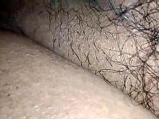 Wife's tight hairy pussy gets fucked