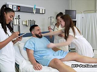 Naughty Doctors Feasting On Patient Big Dick