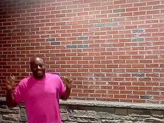 Private Dancer Performs Striptease With Clothes Ripped In Warm Weather.