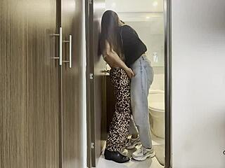 While celebrating his birthday, an intriguing encounter unfolded with my husband's friend in the bathroom