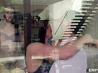 freya parker fucked inside the empty house with deepthroat and kissing