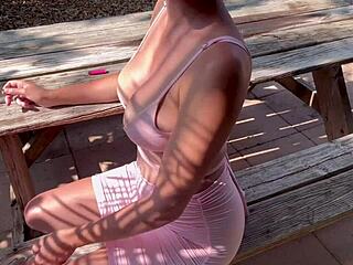 italian big tits milf artemisia love showing perfect hot body outdoor in florida smoke fetish