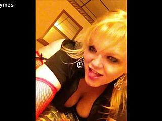 jenna jaymes plays to camera! big tits in shorts!