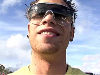 Did you see how he licked her shaved pussy before giving her a facial cumshot?