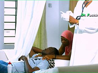 Husband and wife fucked separately by doctors