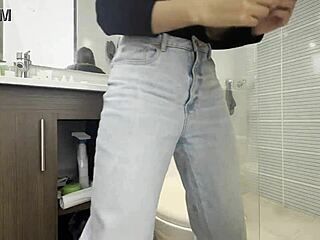 While celebrating his birthday, an intriguing encounter unfolded with my husband's friend in the bathroom