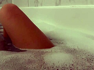 petite girl moans loudly in the shower, feeling so wet and tight