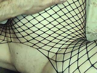 Anal Fuck With Wife In Fishnet Stockings