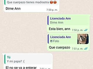 My STEPMOTHER Gets HOT By CHAT With DIRTY TALK!