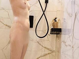 Want to see cute Japanese girl bathing?