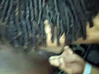 woman serves two men at swing party event