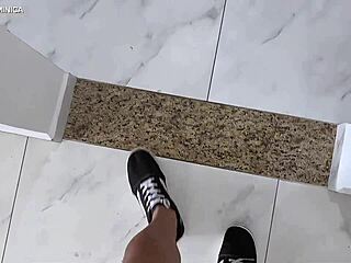 Hiring a Latina maid leads to hot blowjobs and ass play 😈