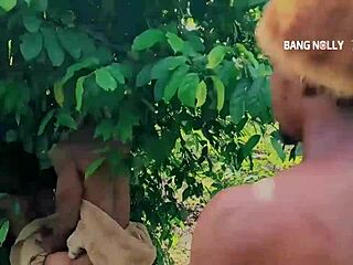 okoro and emeka had awesome blowjob with adaura in farm