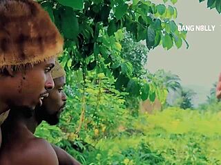 okoro and emeka had awesome blowjob with adaura in farm