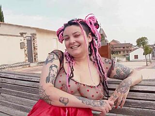 i'm watching rebeca addams' casting with monster cock blowjob and big tits.