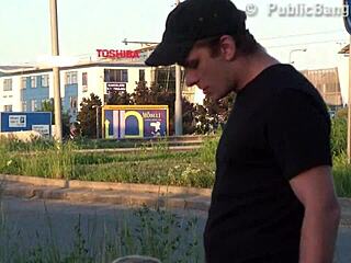 Pretty Blonde Street Public Group Sex Gangbang Orgy Part 3