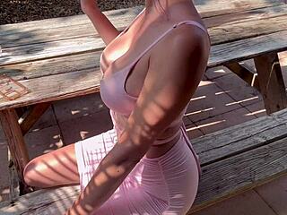 italian big tits milf artemisia love showing perfect hot body outdoor in florida smoke fetish