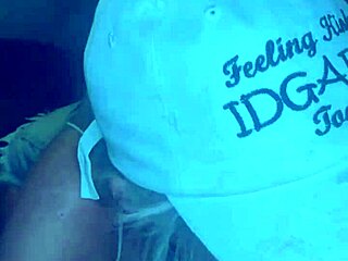 I watch the young whore give head and get fucked bareback in doggystyle, then she lets him cum in her mouth in public.