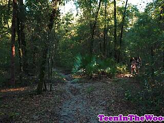 Stranded Teen 18+ Gets Screwed Hard In Ranger Cabin With Bondage And Rough Domination