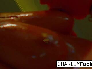 Madison Scott And Charley Explore Lesbian Pleasures.