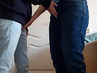 Teacher and student engage in risky mutual masturbation at university